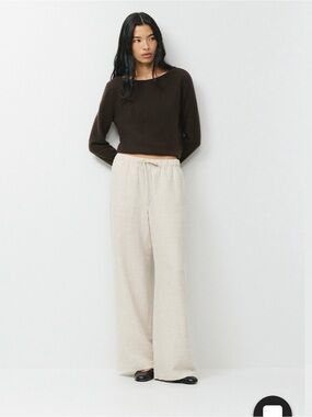 Wilfred Pale Blue Drawstring Jogger Pants